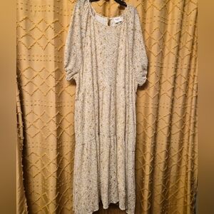 Hayden Floral Cream Dress